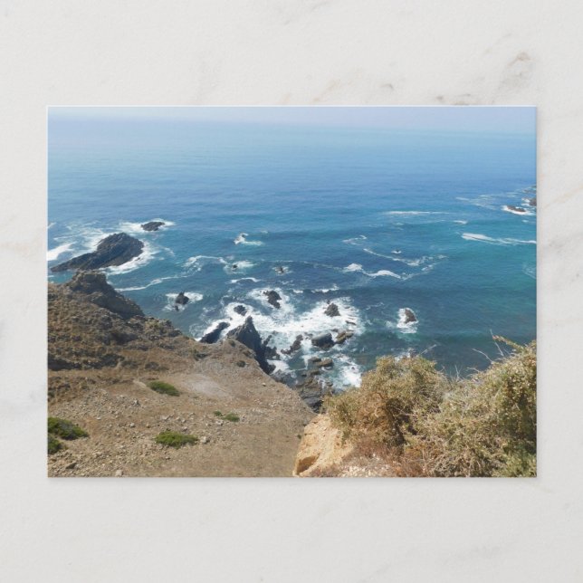 Havsvy, stil-design vykort (Framsida)