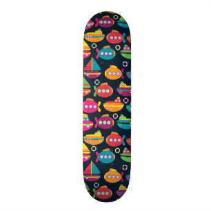 Havtransportmönster Skateboard Bräda 19,5 Cm