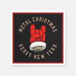 Havy Metall jul Pappersservett