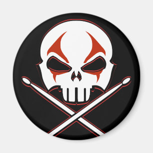 Havy Metall Magnet Sten & Roll Drummer Magnets