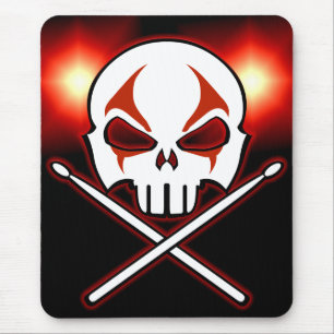Havy Metall Mousepad Sten & Roll Drummer Mouse Pad Musmatta