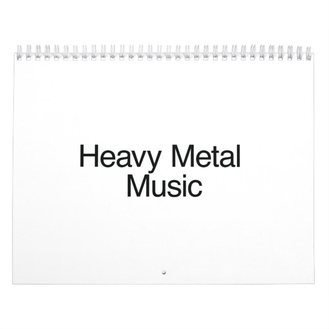 Havy Metall Music Kalender (Omslag)