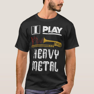 Havy Metall Music Trombone T Shirt