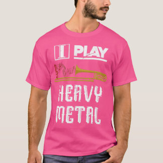 Havy Metall Music Trombone T Shirt