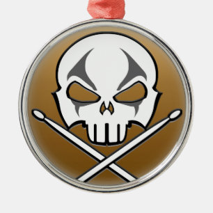 Havy Metall Ornament Sten & Roll Drummer Ornament