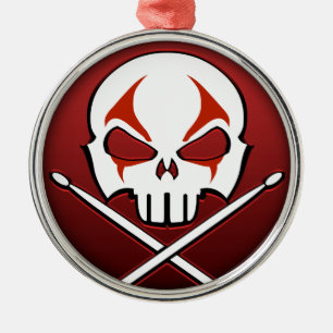 Havy Metall Ornament Sten & Roll Drummer Ornament