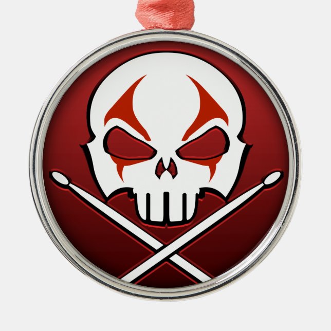 Havy Metall Ornament Sten & Roll Drummer Ornament (Framsidan)