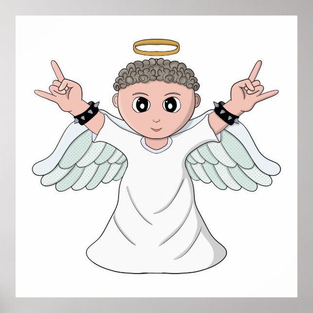 Havy Music Loving Angel Poster (Framsidan)