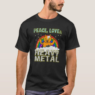 Havy Rock musik Instrumentalist Musician Cat T Shirt
