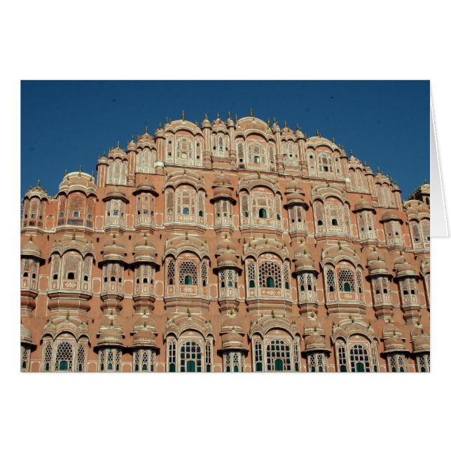 hawa mahal hälsningskort (Framsidan Horizontal)