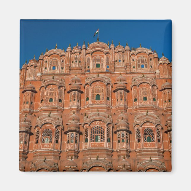 Hawa Mahal, Jaipur, Indien Magnet (Framsidan)