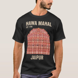 Hawa Mahal Jaipur Indien Vintage Resemalmanack Ret T Shirt