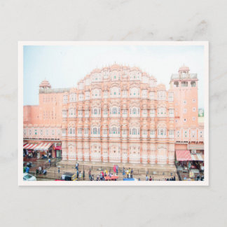 Hawa Mahal Jaipur slott Indien Foto Vykort