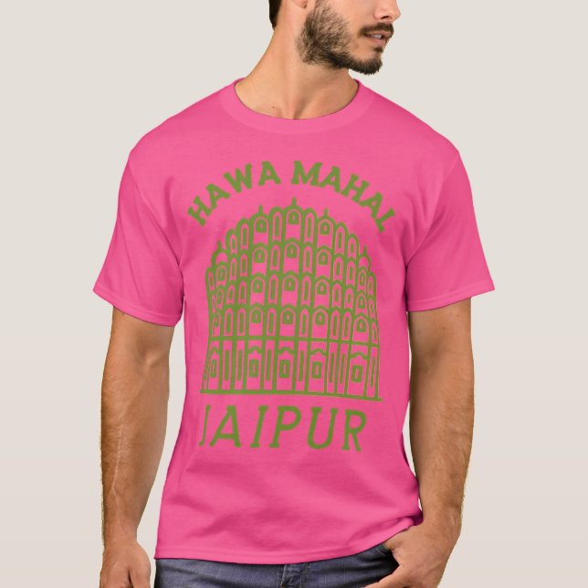 Hawa Mahal Palace - Jaipur India T Shirt (Framsida)