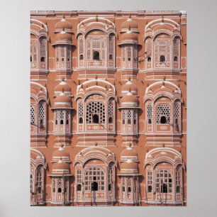 Hawa Mahal (Vindarnas palats), Jaipur Poster