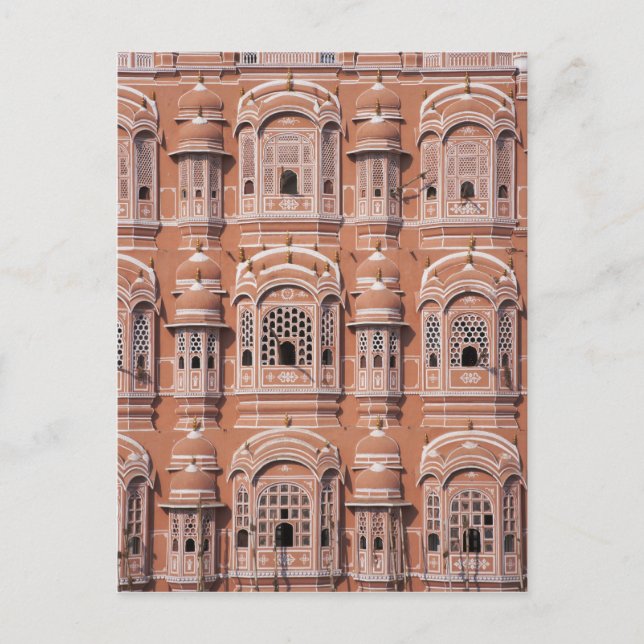 Hawa Mahal (Vindarnas palats), Jaipur Vykort (Framsida)