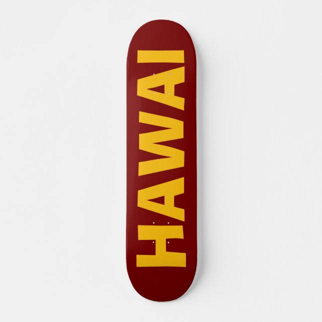 HAWAI MINI SKATEBOARD BRÄDA 18,5 CM (Framsida)