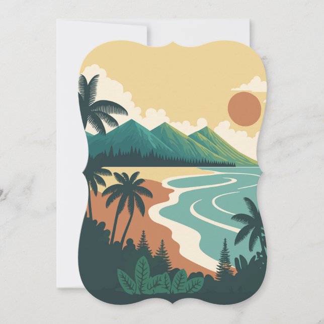 Hawai sjölandskap (Framsida)