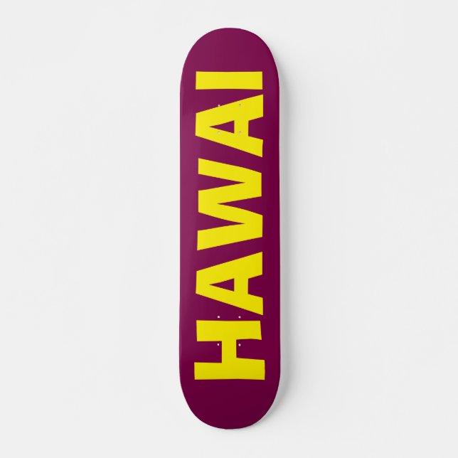 HAWAI SKATE MINI SKATEBOARD BRÄDA 18,5 CM (Framsida)