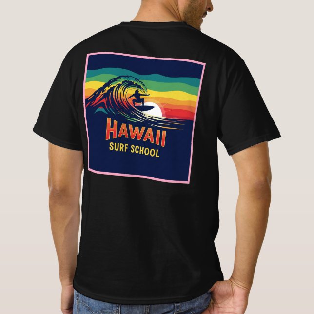HAWAÏ SURF SCHOOL T SHIRT (Baksida)