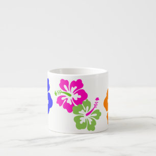 Hawaiansk blomma espressomugg