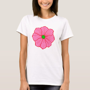 Hawaiansk blommaT-tröja T Shirt