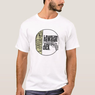Hawaiansk deckarebaseballutslagsplats tee shirt