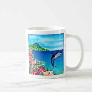 Hawaiansk delfin kaffemugg