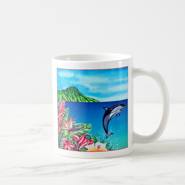 Hawaiansk delfin kaffemugg (Höger)