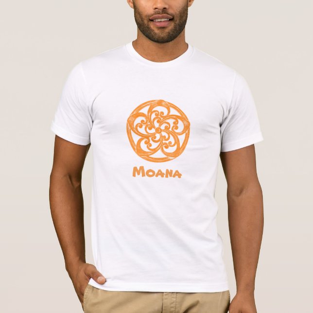Hawaiansk design tee (Framsida)