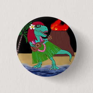 Hawaiansk DinosaurUkulele Knapp