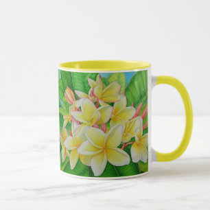 Hawaiansk Frangipani Mugg