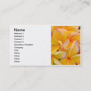 Hawaiansk Frangipani Visitkort