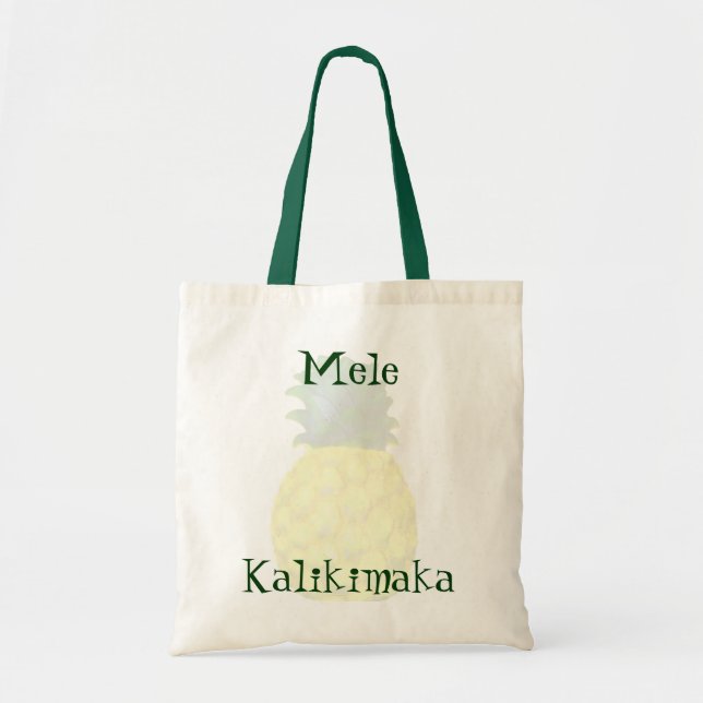 Hawaiansk god julananas tygkasse (Framsidan)