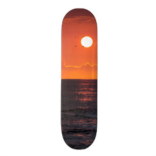 Hawaiansk havsolnedgång - Hawaii solnedgångar Mini Skateboard Bräda 18,5 Cm