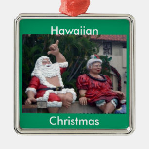 Hawaiansk herrskapSanta prydnad Julgransprydnad Metall