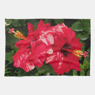 Hawaiansk hibiskus kökshandduk