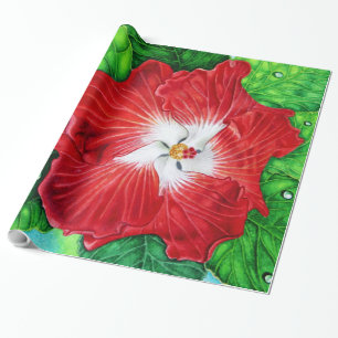 Hawaiansk hibiskus presentpapper