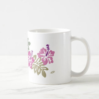 Hawaiansk hibiskuskaffemugg kaffemugg