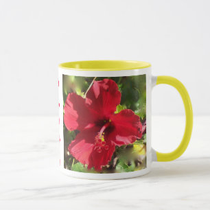 Hawaiansk hibiskusmugg mugg