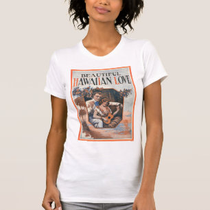 Hawaiansk kärlekdamtanktop tröja