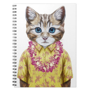 Hawaiansk kattunge anteckningsbok