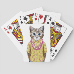 Hawaiansk kattunge casinokort