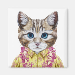 Hawaiansk kattunge magnet