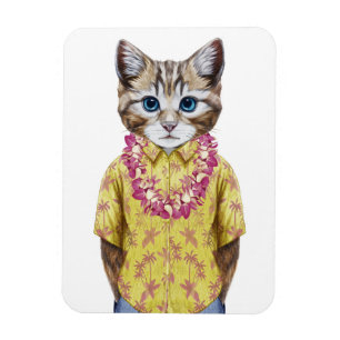 Hawaiansk kattunge magnet