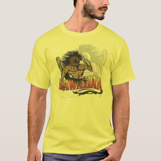 Hawaiansk krigaregultskjorta t shirt