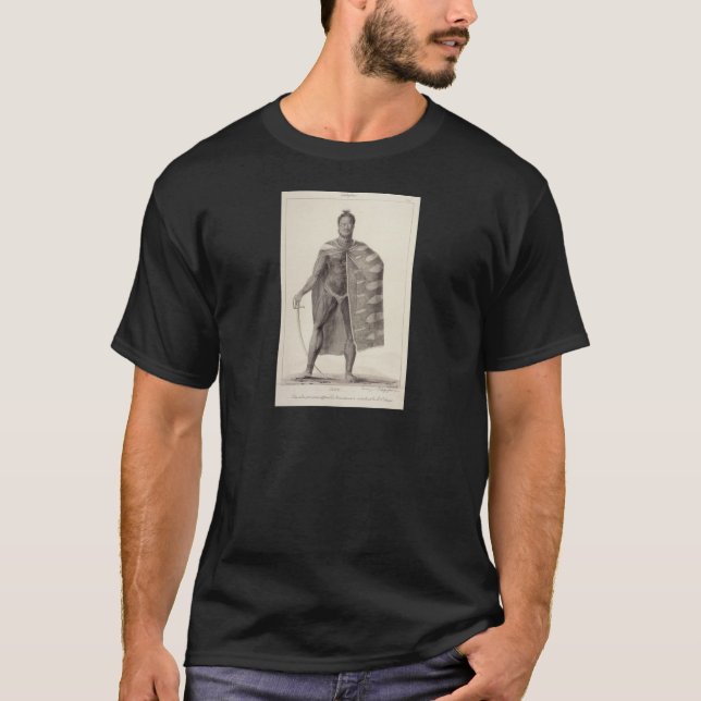 Hawaiansk krigareskjorta tee (Framsida)