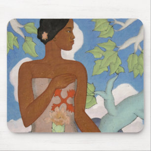 "Hawaiansk kvinna" - Arman Manookian Mousepad Musmatta
