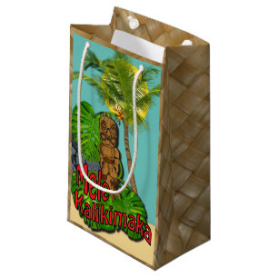Hawaiansk liten Tiki Mele Kalikimaka juldagen
