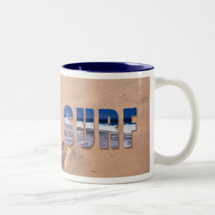 Hawaiansk "Nalu-Surfa" (surfa) mugg